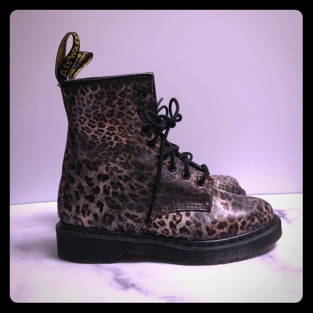 Leopard Print/ Cheetah Print Doc Martens Boots